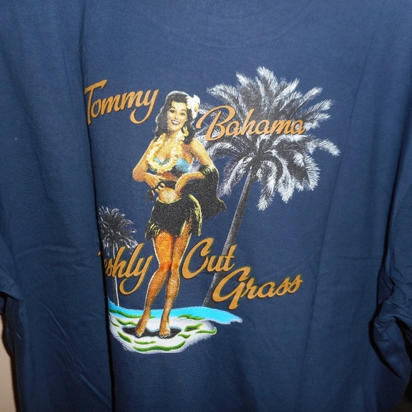 Tommy Bahama "Fresh Cut Grass" Cotton T-Shirt NWT - Picture 2 of 8